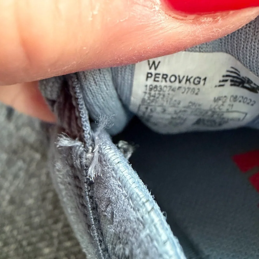 New Balance Fresh Foam Roav Running Shoes Kids Size 10.5 Steel Blue White￼ - Picture 11 of 13